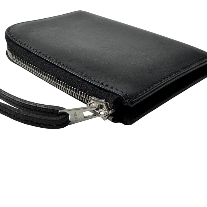 エルメス HERMES リミックス コインケース カードケース 黒 ストラップ □D刻印 レディース