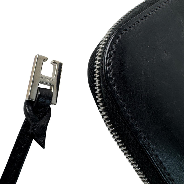エルメス HERMES リミックス コインケース カードケース 黒 ストラップ □D刻印 レディース