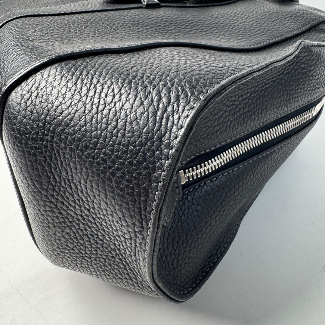 美品 ロエベ LOEWE センダ ラージ ハンドバッグ レザー ブラック レディース