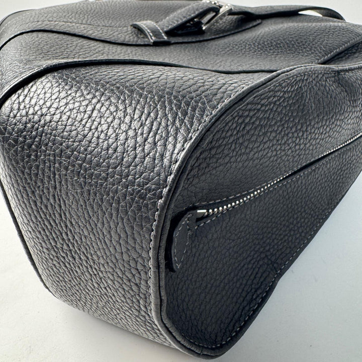 美品 ロエベ LOEWE センダ ラージ ハンドバッグ レザー ブラック レディース
