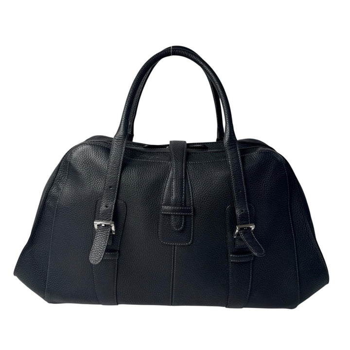 美品 ロエベ LOEWE センダ ラージ ハンドバッグ レザー ブラック レディース