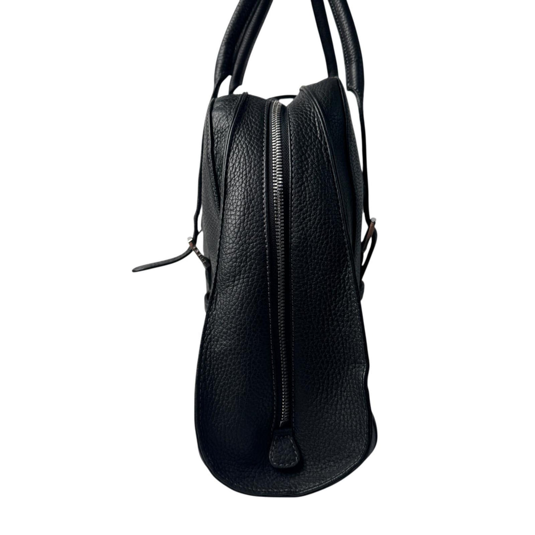 美品 ロエベ LOEWE センダ ラージ ハンドバッグ レザー ブラック レディース