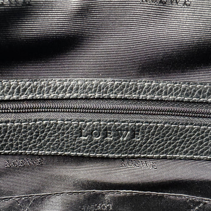 美品 ロエベ LOEWE センダ ラージ ハンドバッグ レザー ブラック レディース