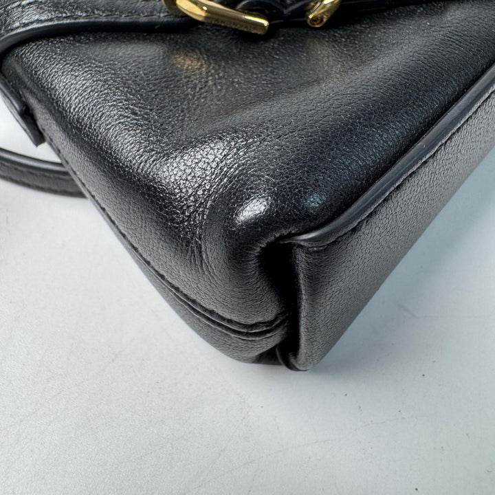 美品 ジバンシィ Givenchy ナノ ヴォワイユー 2way ハンドバッグ ショルダーバッグ 黒 AL C 0265 斜めがけ クロスボディ レディース