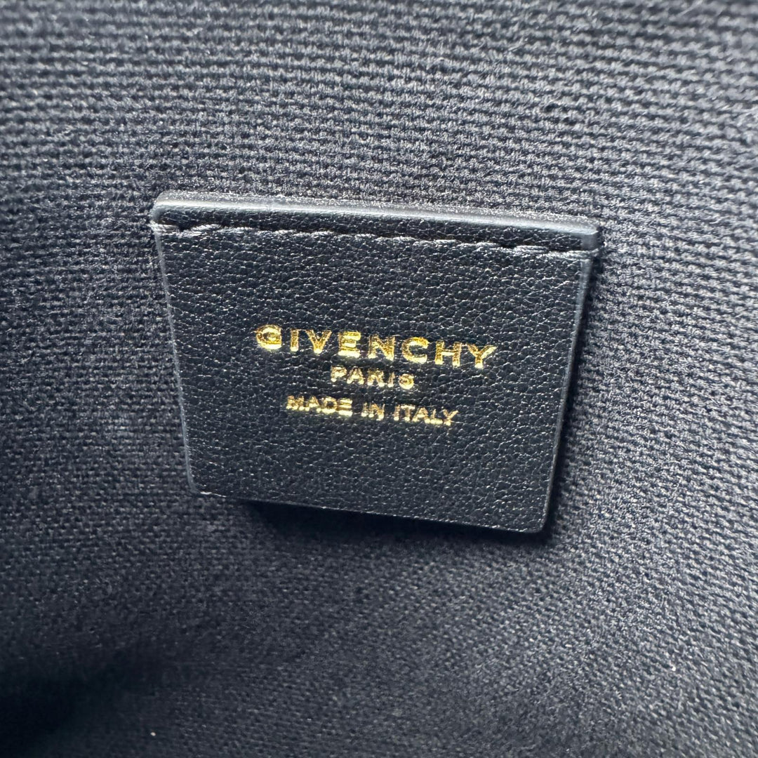 美品 ジバンシィ Givenchy ナノ ヴォワイユー 2way ハンドバッグ ショルダーバッグ 黒 AL C 0265 斜めがけ クロスボディ レディース