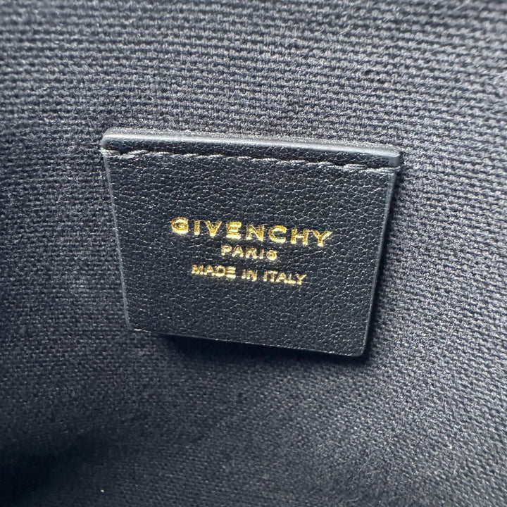 美品 ジバンシィ Givenchy ナノ ヴォワイユー 2way ハンドバッグ ショルダーバッグ 黒 AL C 0265 斜めがけ クロスボディ レディース
