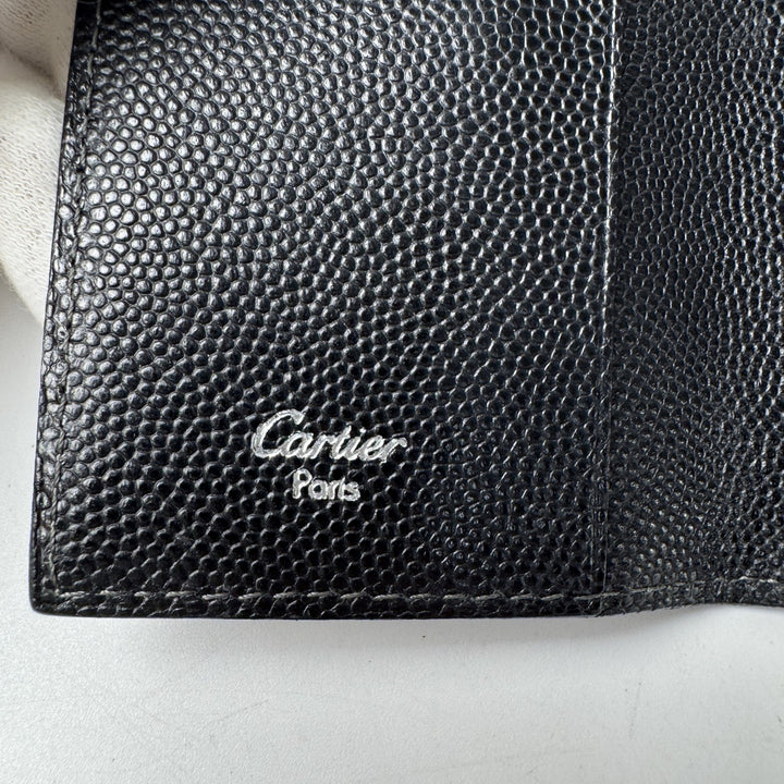 美品 カルティエ Cartier サントス 6連 キーケース ブラック メンズ