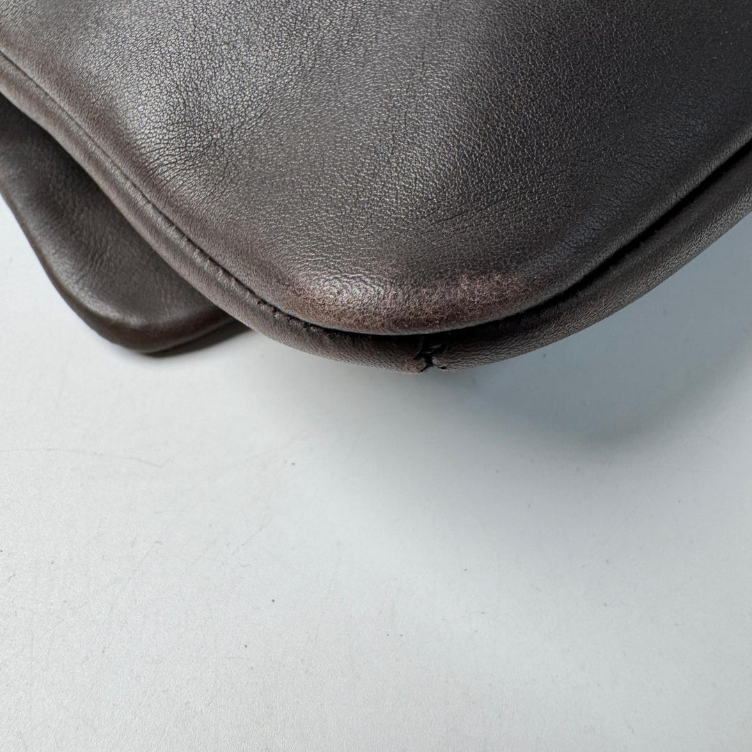 オールドコーチ COACH ショルダーバッグ 9458 本革 ダークブラウン 斜めがけ クロスボディ レディース