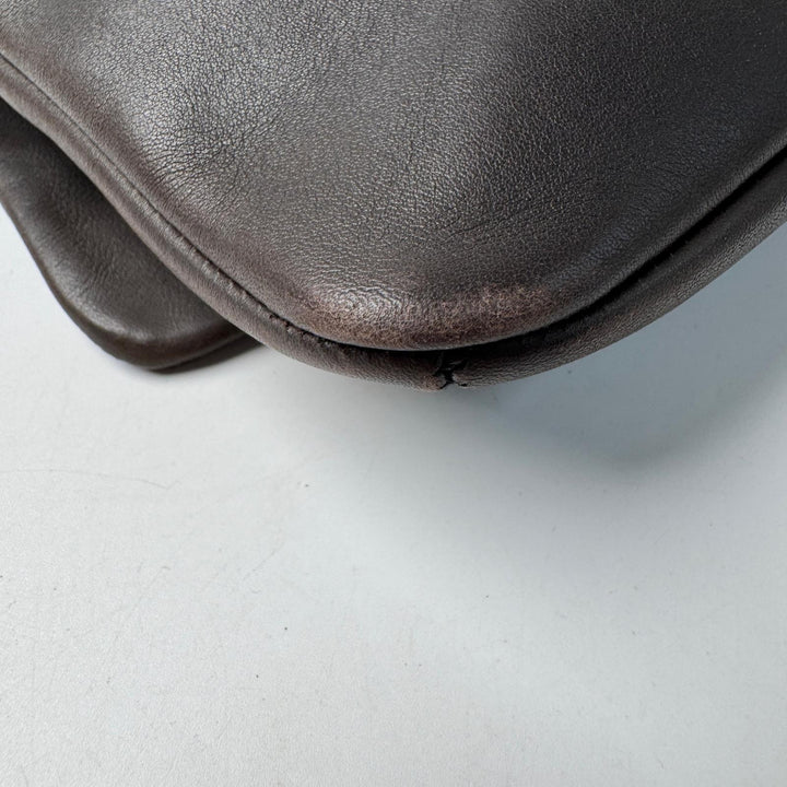 オールドコーチ COACH ショルダーバッグ 9458 本革 ダークブラウン 斜めがけ クロスボディ レディース
