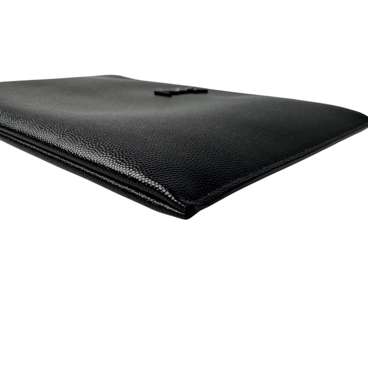 美品 イヴサンローラン Yves Saint Laurent YSL モノグラム クラッチバッグ 453249 黒 メンズ