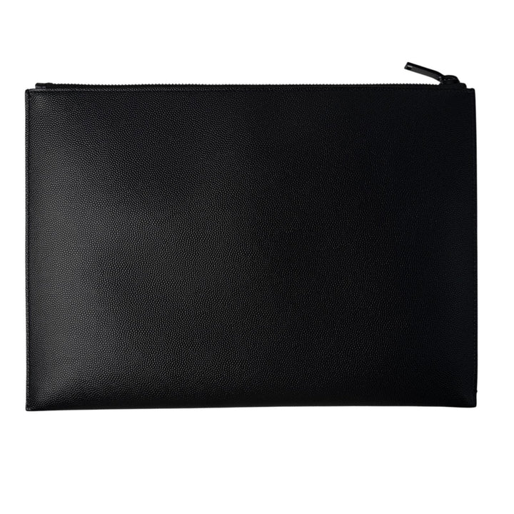 美品 イヴサンローラン Yves Saint Laurent YSL モノグラム クラッチバッグ 453249 黒 メンズ