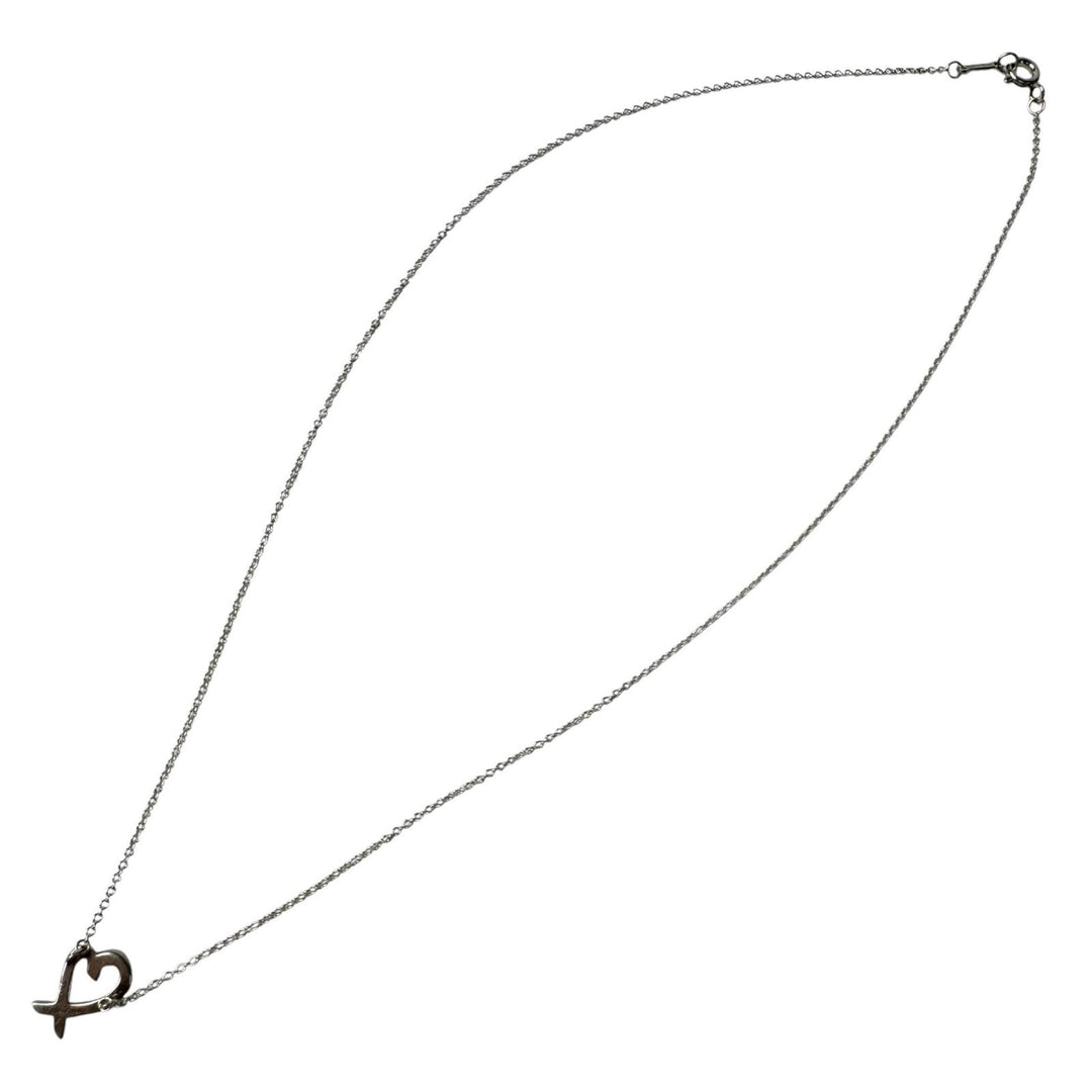 ティファニー Tiffany ラビングハート ネックレス シルバー925 レディース