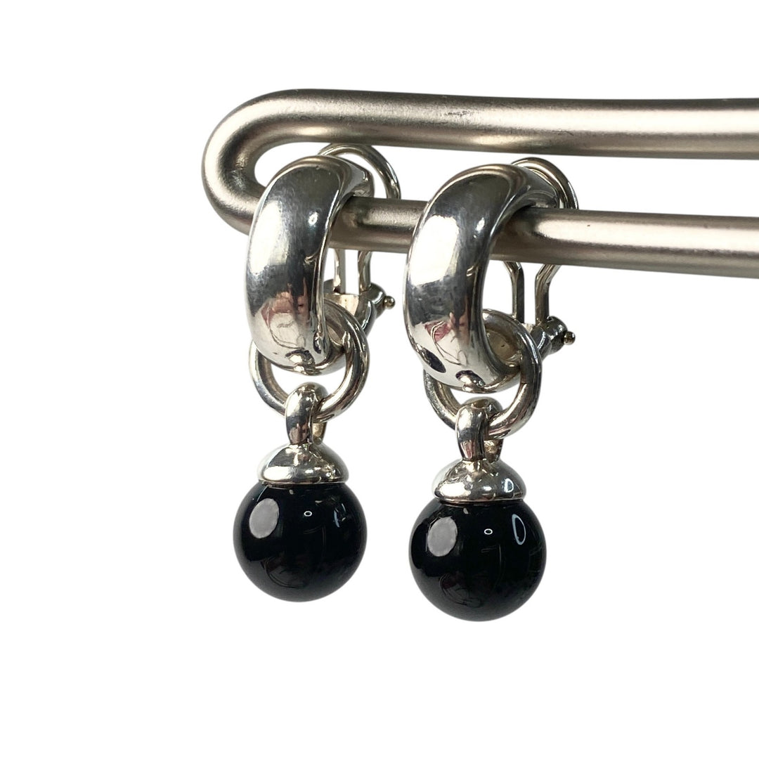 ティファニー Tiffany レディース オニキス ボール イヤリング 925 シルバー