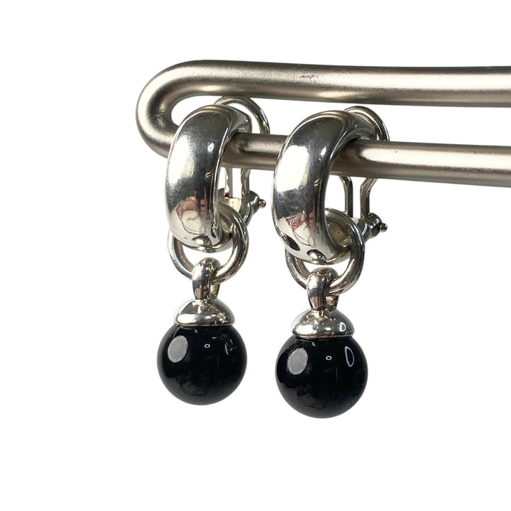 ティファニー Tiffany レディース オニキス ボール イヤリング 925 シルバー