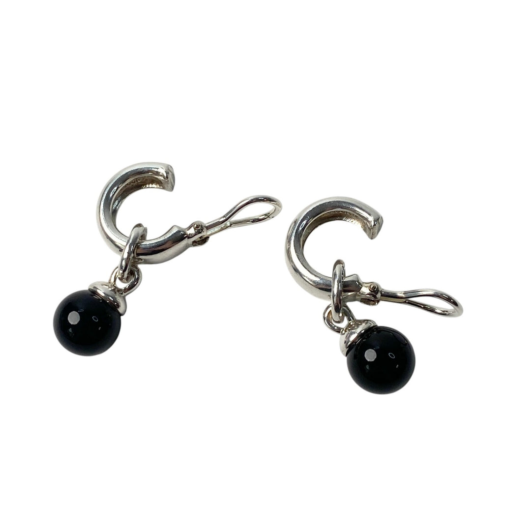 ティファニー Tiffany レディース オニキス ボール イヤリング 925 シルバー