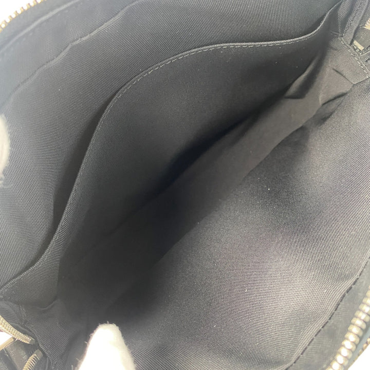 美品 フェラガモ FERRAGAMO メンズ ショルダーバッグ 2way 現行ロゴ 斜めがけ クロスボディ