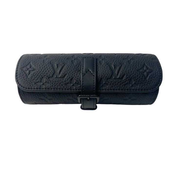 定価22.6万 未使用 ルイ ヴィトン LOUIS VUITTON メンズ エテュイ 3 モントル RFID M10147 ウォッチケース 時計ケース