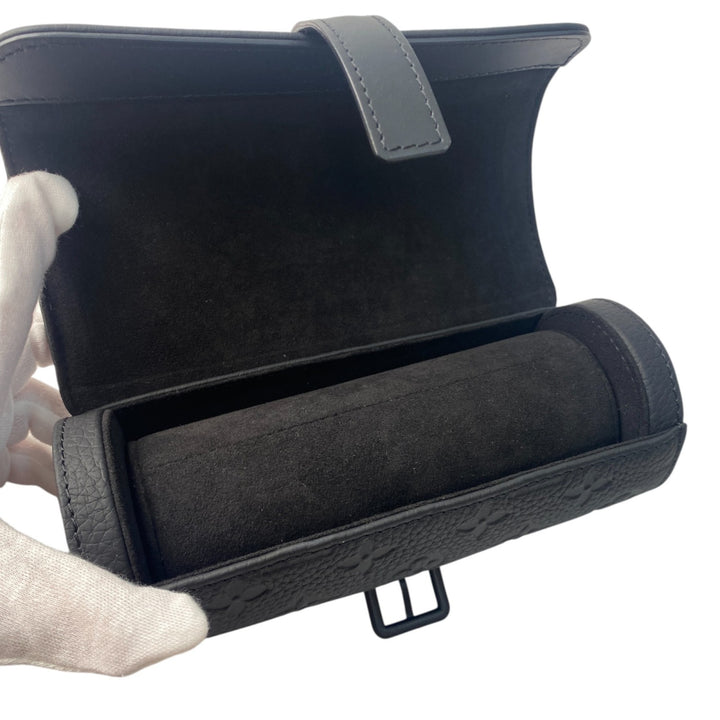 定価22.6万 未使用 ルイ ヴィトン LOUIS VUITTON メンズ エテュイ 3 モントル RFID M10147 ウォッチケース 時計ケース