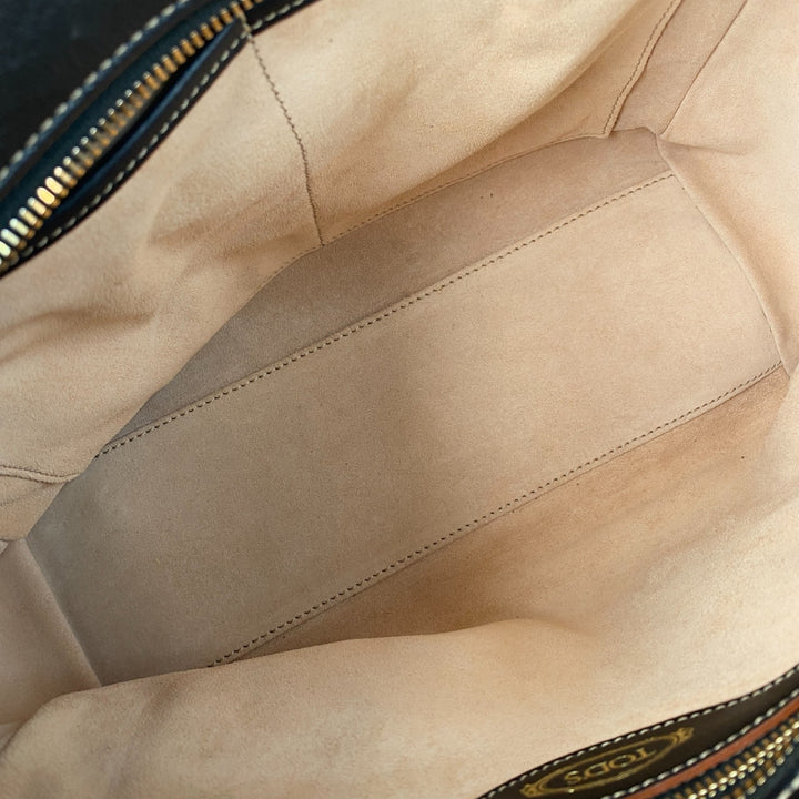 美品 トッズ TOD's レディース Tタイムレス ショルダーバッグ ハンドバッグ 2way