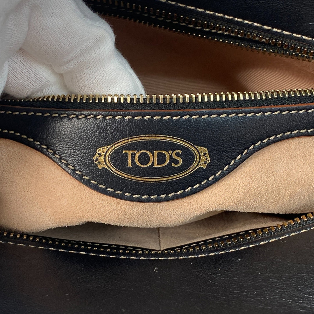 美品 トッズ TOD's レディース Tタイムレス ショルダーバッグ ハンドバッグ 2way
