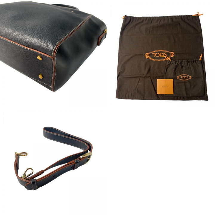 美品 トッズ TOD's レディース Tタイムレス ショルダーバッグ ハンドバッグ 2way