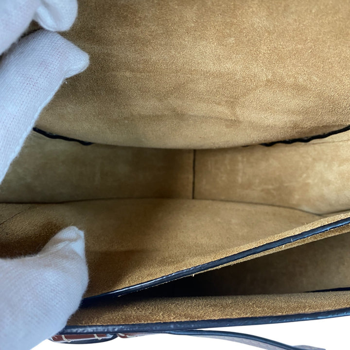 美品 ロエベ LOEWE レディース ゲート スモール ショルダーバッグ 斜めがけ クロスボディ 053896