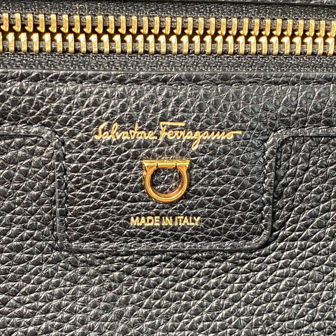 フェラガモ FERRAGAMO レディース マキシ ガンチーニ ショルダー トートバッグ 肩がけ