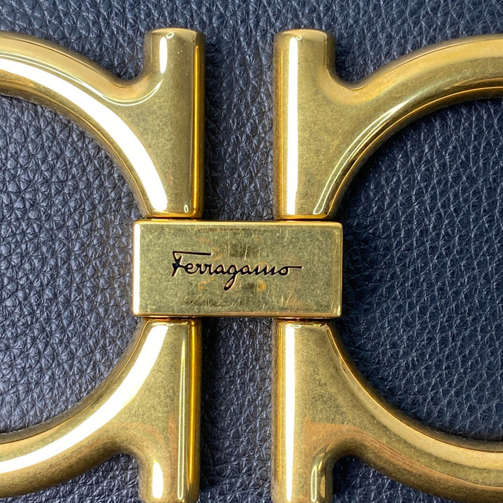 フェラガモ FERRAGAMO レディース マキシ ガンチーニ ショルダー トートバッグ 肩がけ