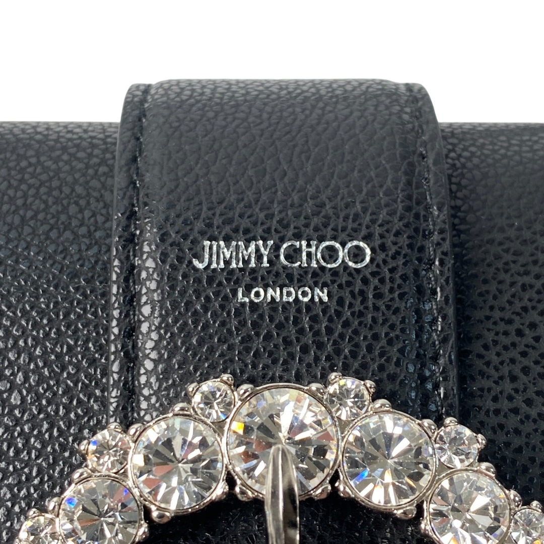新品同様 ジミーチュウ JIMMY CHOO レディース 2way ショルダーバッグ ショルダーウォレット クラッチバッグ 斜めがけ クロスボディ