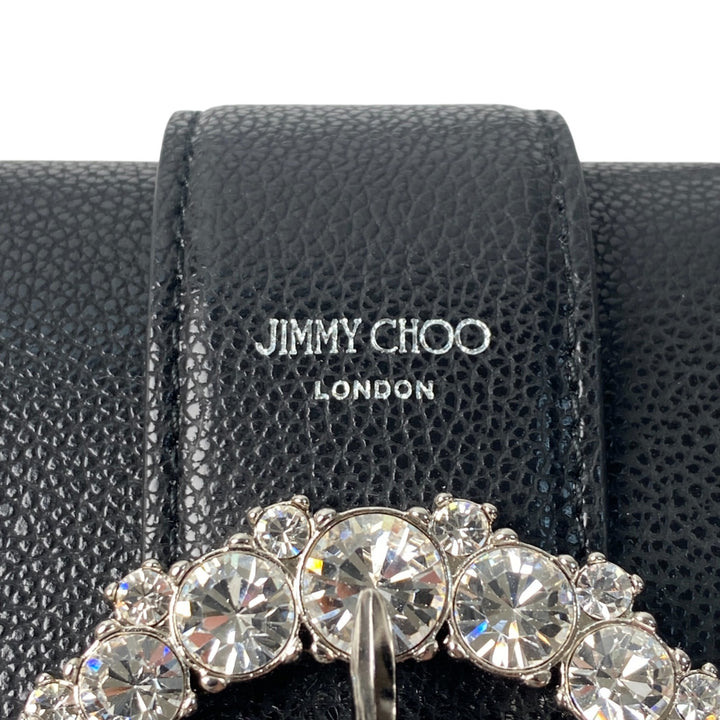 新品同様 ジミーチュウ JIMMY CHOO レディース 2way ショルダーバッグ ショルダーウォレット クラッチバッグ 斜めがけ クロスボディ