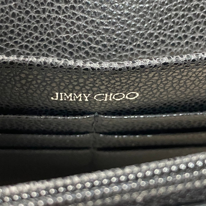 新品同様 ジミーチュウ JIMMY CHOO レディース 2way ショルダーバッグ ショルダーウォレット クラッチバッグ 斜めがけ クロスボディ