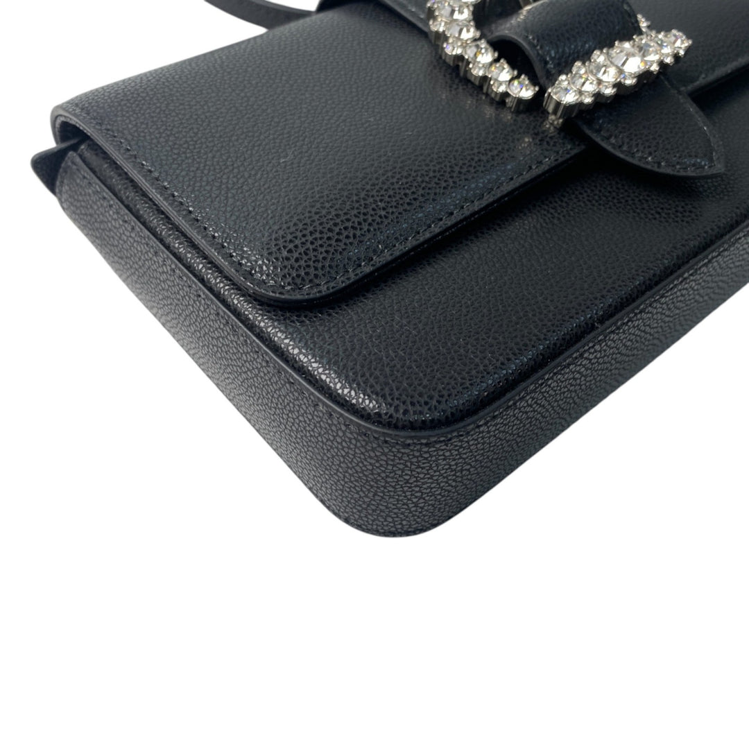 新品同様 ジミーチュウ JIMMY CHOO レディース 2way ショルダーバッグ ショルダーウォレット クラッチバッグ 斜めがけ クロスボディ