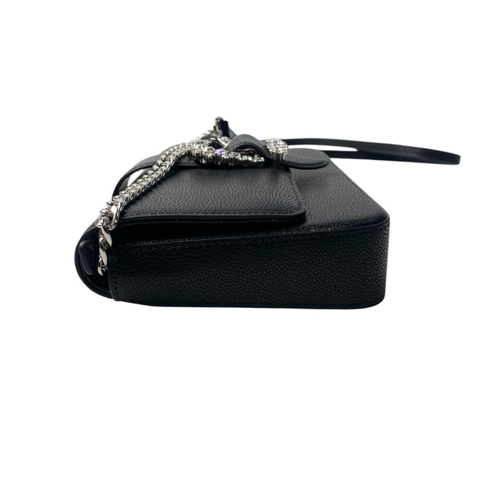 新品同様 ジミーチュウ JIMMY CHOO レディース 2way ショルダーバッグ ショルダーウォレット クラッチバッグ 斜めがけ クロスボディ