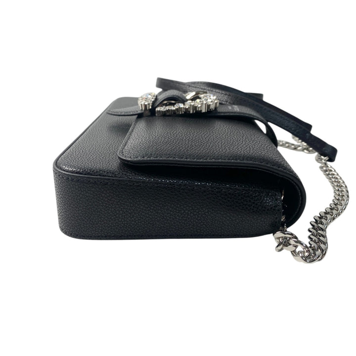 新品同様 ジミーチュウ JIMMY CHOO レディース 2way ショルダーバッグ ショルダーウォレット クラッチバッグ 斜めがけ クロスボディ