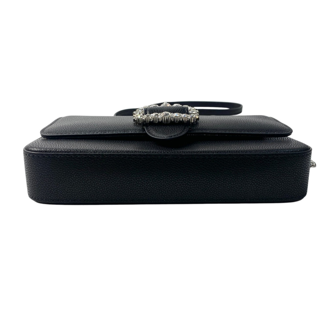 新品同様 ジミーチュウ JIMMY CHOO レディース 2way ショルダーバッグ ショルダーウォレット クラッチバッグ 斜めがけ クロスボディ