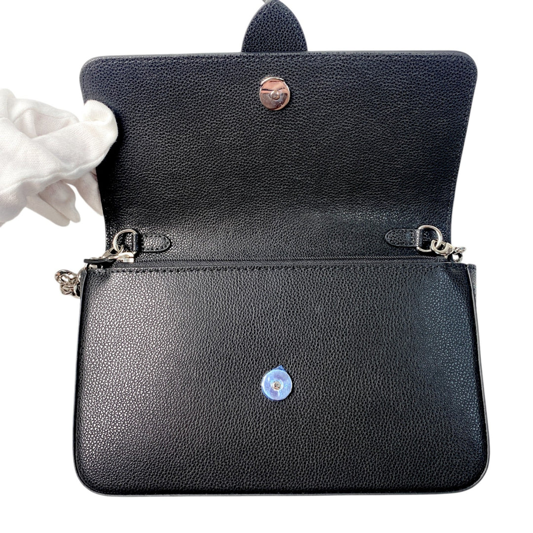 新品同様 ジミーチュウ JIMMY CHOO レディース 2way ショルダーバッグ ショルダーウォレット クラッチバッグ 斜めがけ クロスボディ