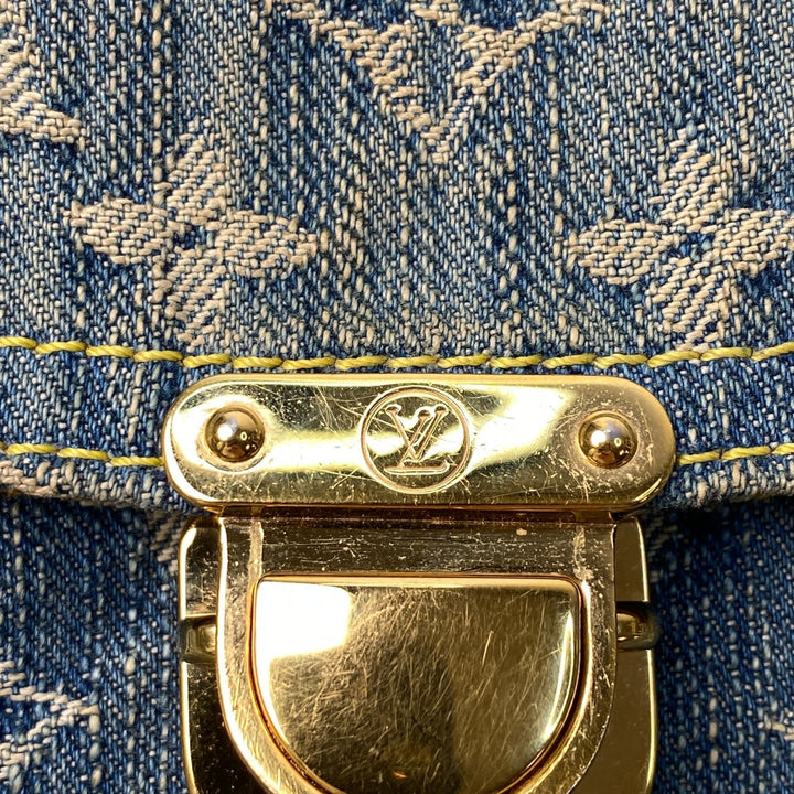 ルイヴィトン LOUIS VUITTON レディース ポーチ モノグラムデニム ポシェット・プラット クラッチバッグ M95007/TH0056
