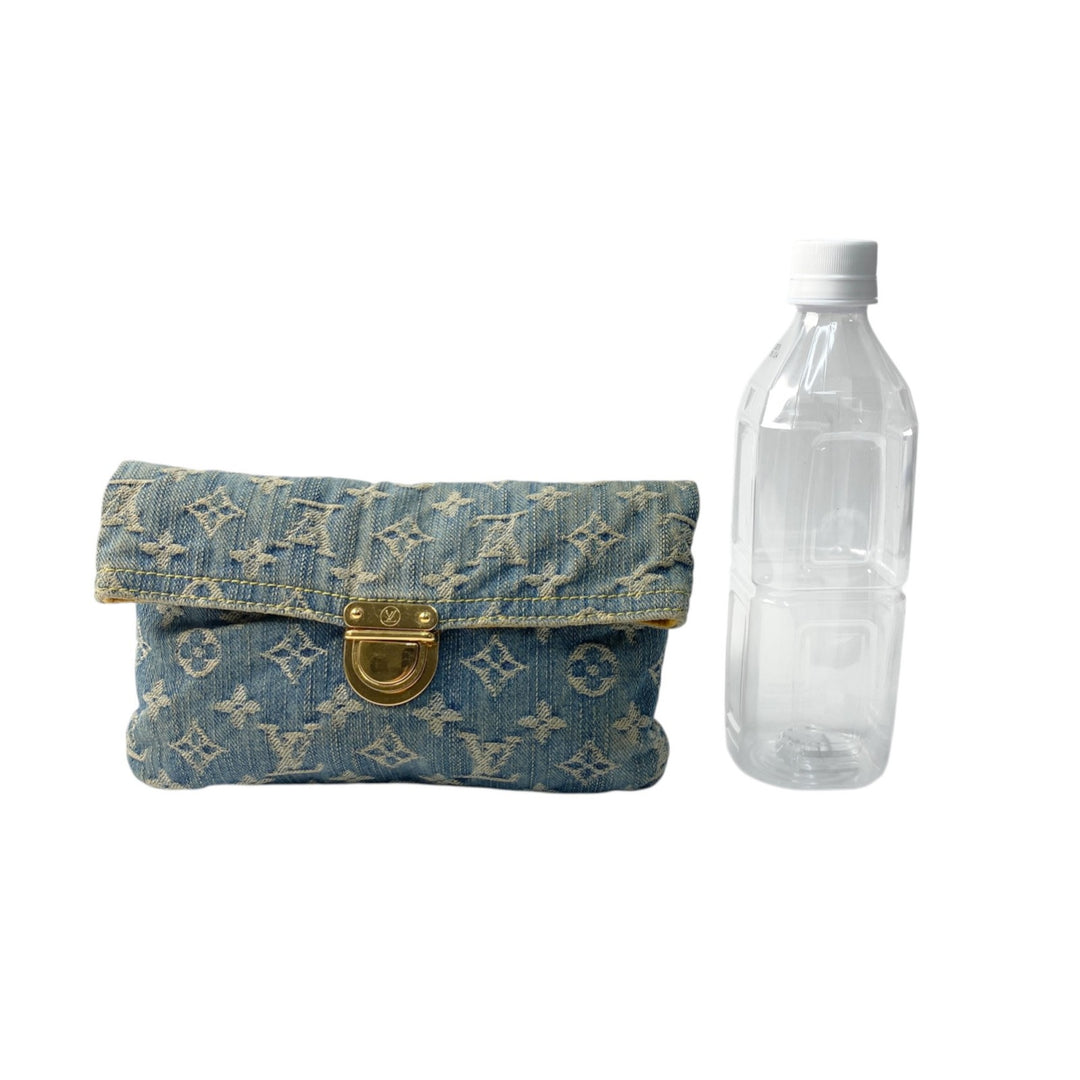 ルイヴィトン LOUIS VUITTON レディース ポーチ モノグラムデニム ポシェット・プラット クラッチバッグ M95007/TH0056