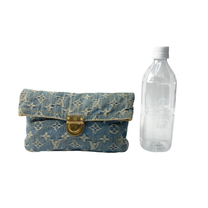 ルイヴィトン LOUIS VUITTON レディース ポーチ モノグラムデニム ポシェット・プラット クラッチバッグ M95007/TH0056