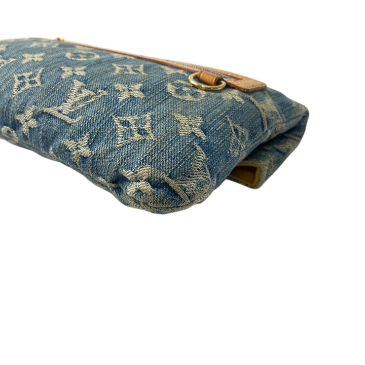 ルイヴィトン LOUIS VUITTON レディース ポーチ モノグラムデニム ポシェット・プラット クラッチバッグ M95007/TH0056
