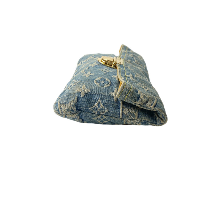 ルイヴィトン LOUIS VUITTON レディース ポーチ モノグラムデニム ポシェット・プラット クラッチバッグ M95007/TH0056