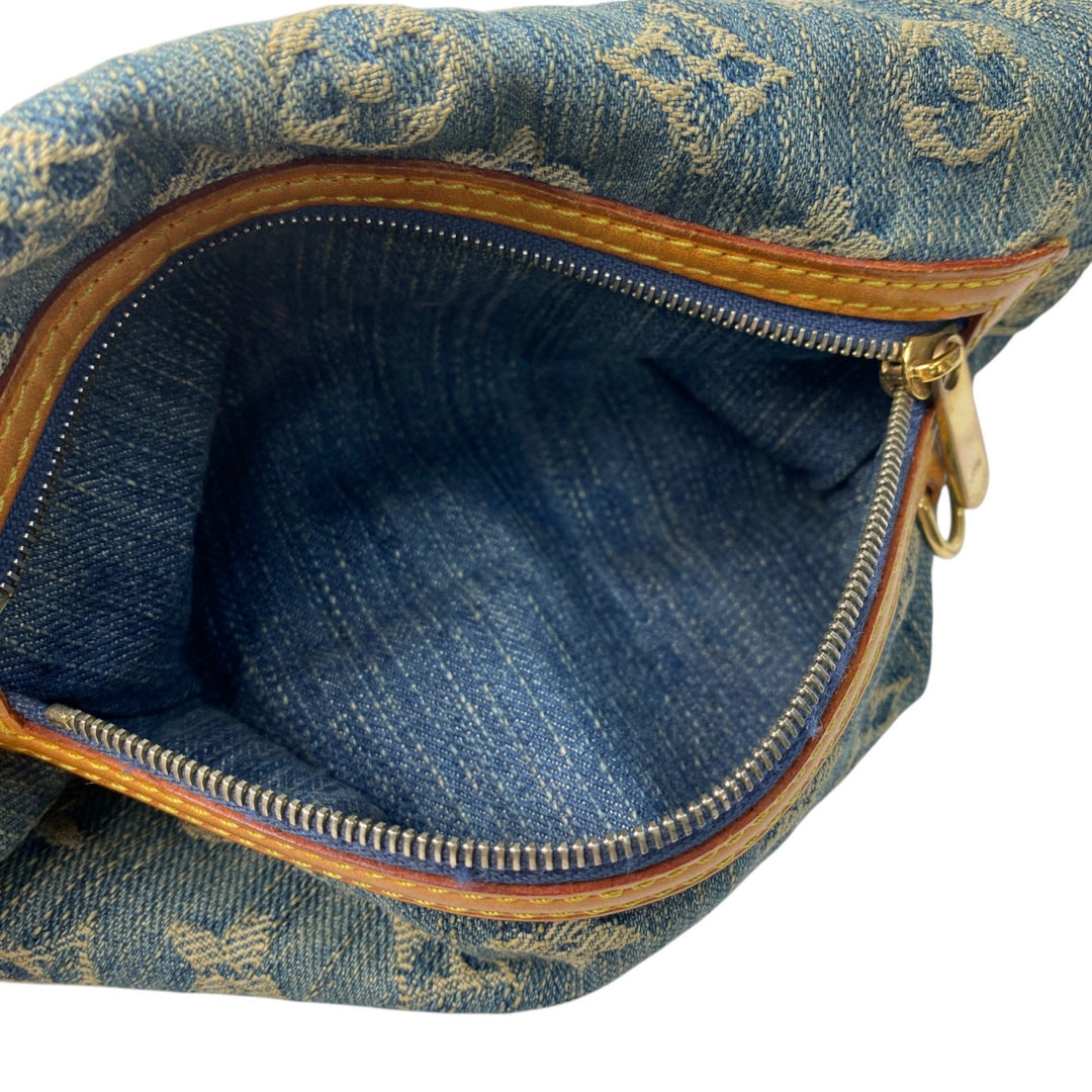 ルイヴィトン LOUIS VUITTON レディース ポーチ モノグラムデニム ポシェット・プラット クラッチバッグ M95007/TH0056