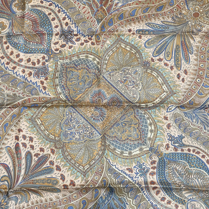 美品 エルメス HERMES レディース カレ 90 マハラニの庭 スカーフ