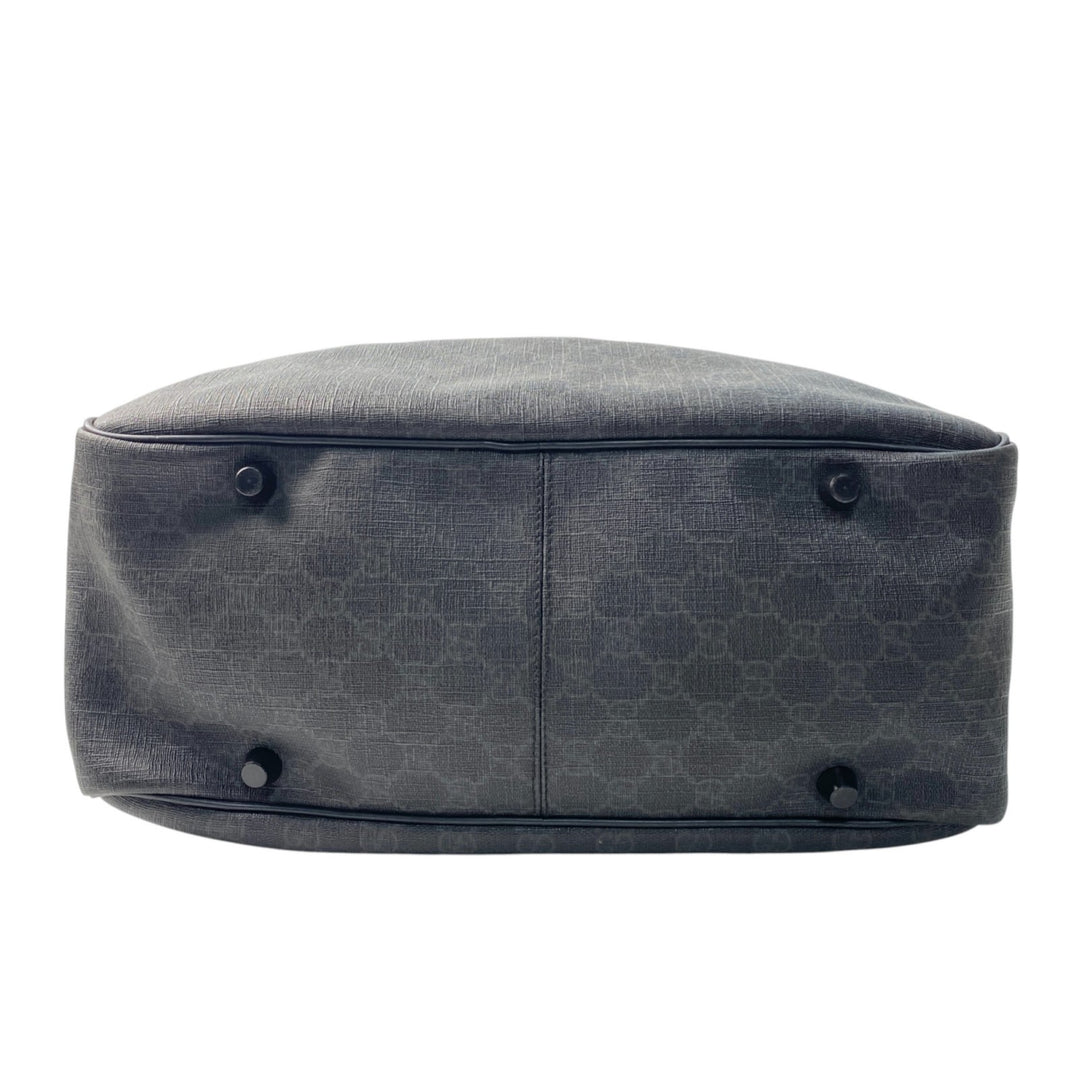 美品 グッチ GUCCI メンズ GGスプリーム 2way ショルダーバッグ ボストンバッグ 170058 斜めがけ クロスボディ