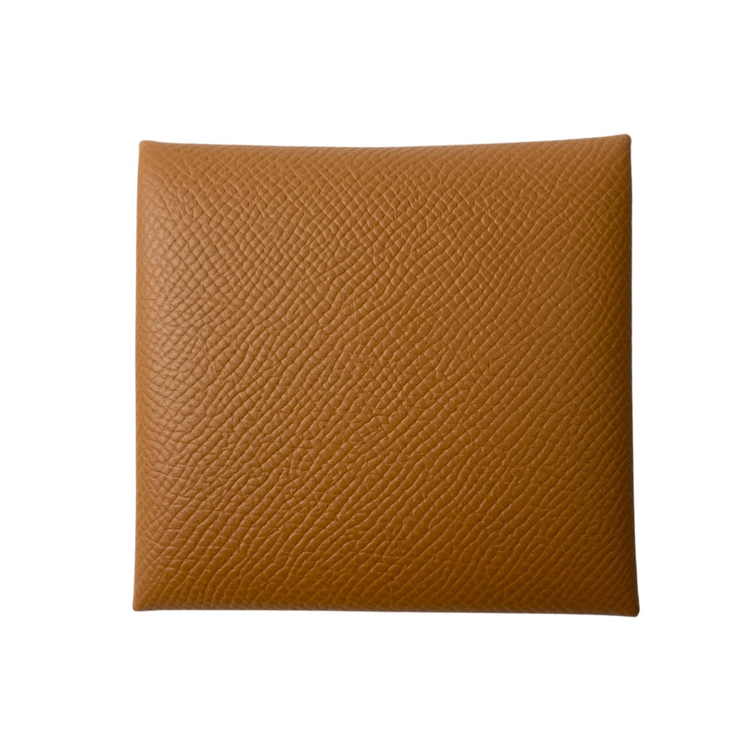 未使用 エルメス HERMES レディース バスティア ゴールド コインケース B刻印