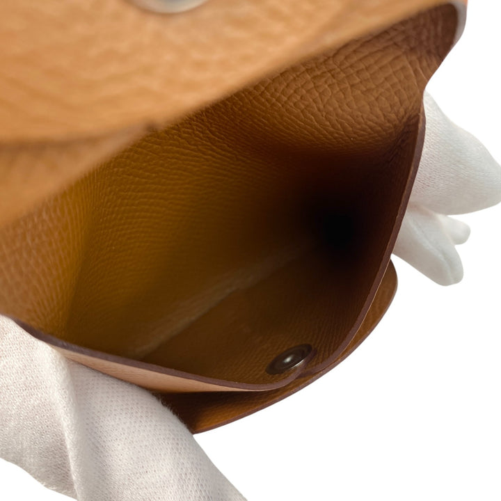 未使用 エルメス HERMES レディース バスティア ゴールド コインケース B刻印