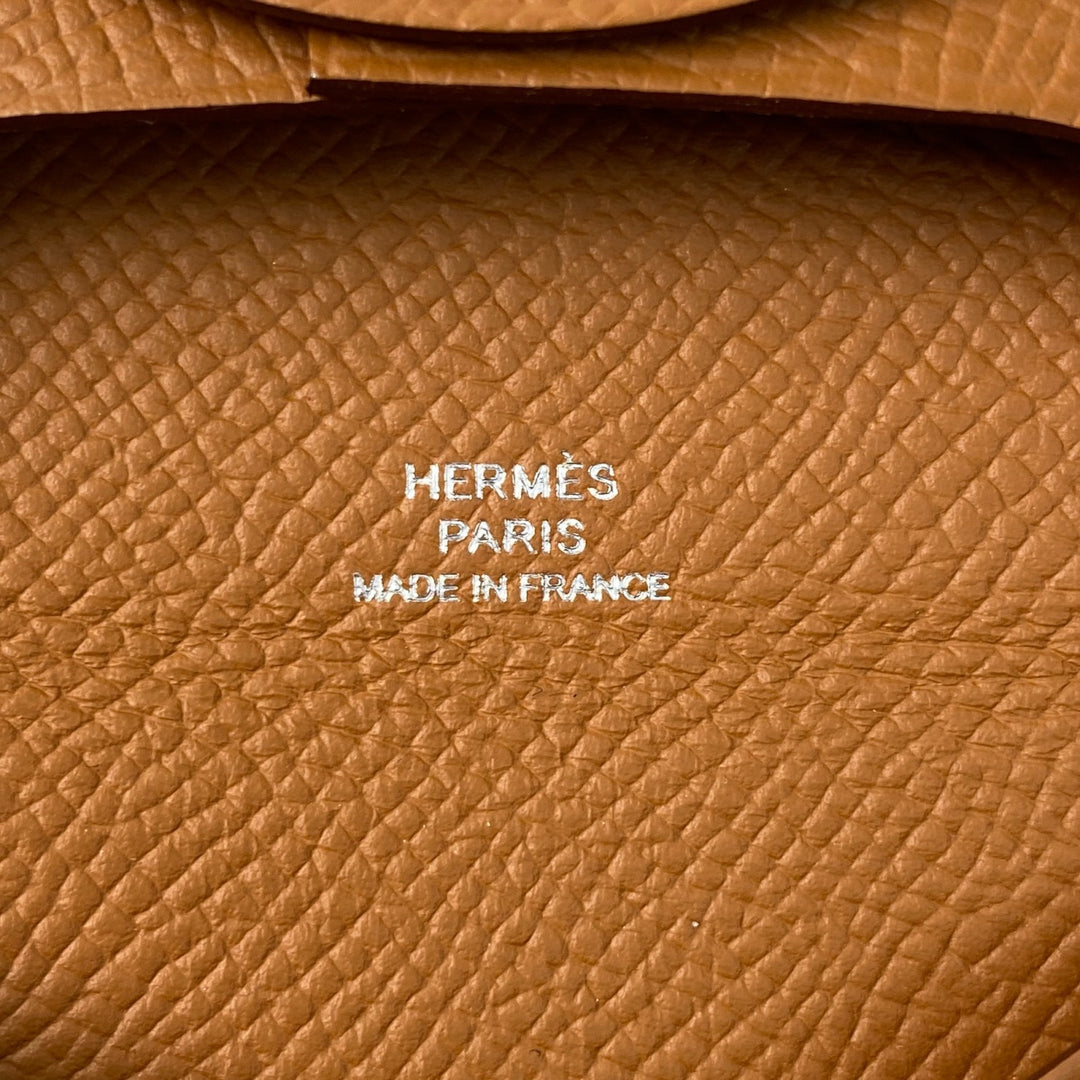 未使用 エルメス HERMES レディース バスティア ゴールド コインケース B刻印