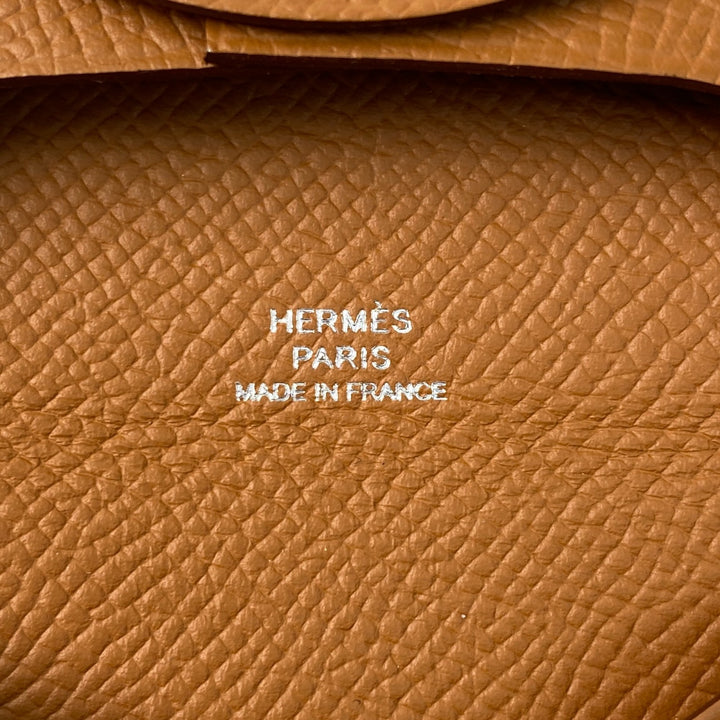 未使用 エルメス HERMES レディース バスティア ゴールド コインケース B刻印