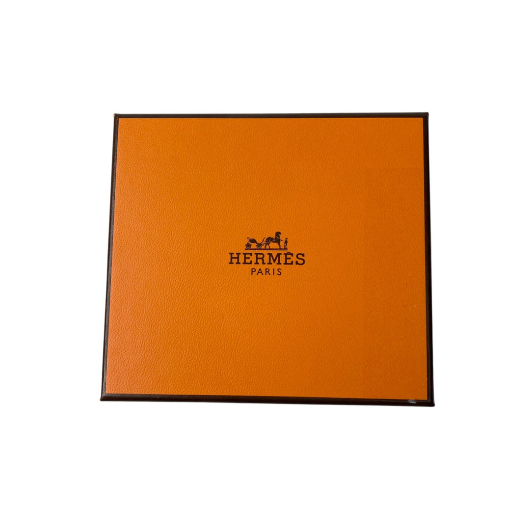 新品 エルメス HERMES レディース バスティア 黒 エプソン コインケース B刻印