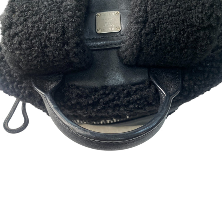 エムシーエム MCM レディース ロゴ バックパック ムートン レザー リュック